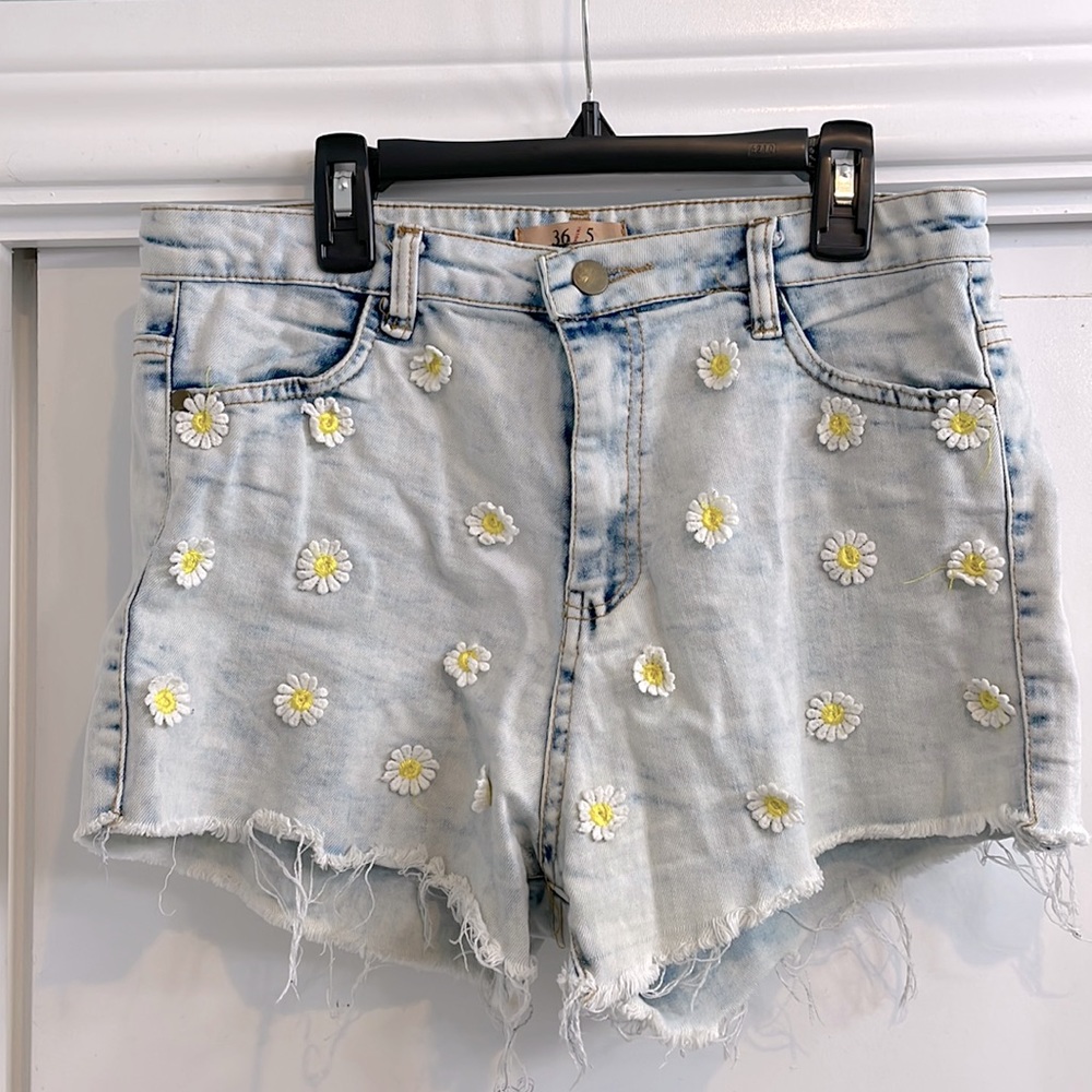 Sunflower Denim Shorts Size L